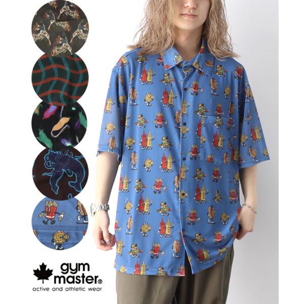 爆買 半袖シャツ 大きいサイズ かわいい メッシュ 速乾 gym master ジムマスター ハッピ...