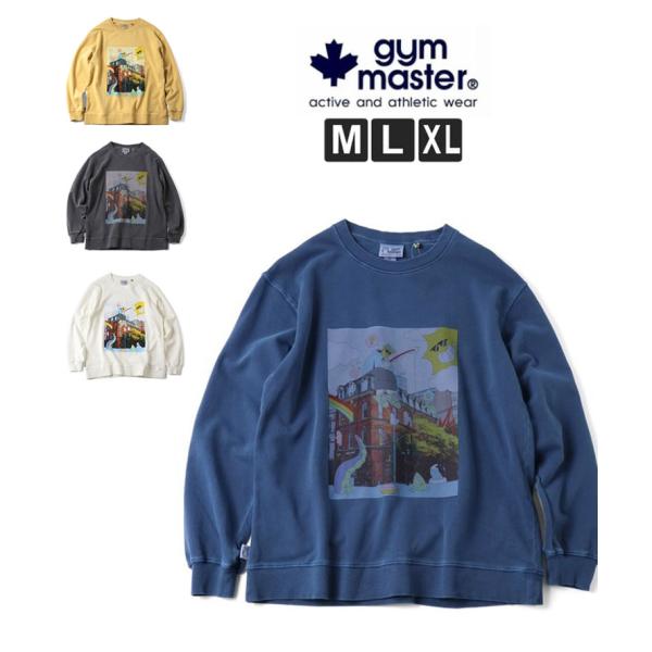 gym master ジムマスター 9.4oz ピグメントレスラースウェットシャツ G633741 ...
