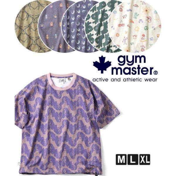 gym master ジムマスター T/Cドライスラブ ハッピーペイントビッグTee G733725...