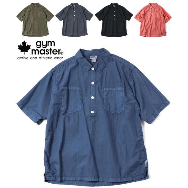 gym master ジムマスター 半袖シャツ メンズ 夏 プルオーバー ピグメント コットンナイロ...