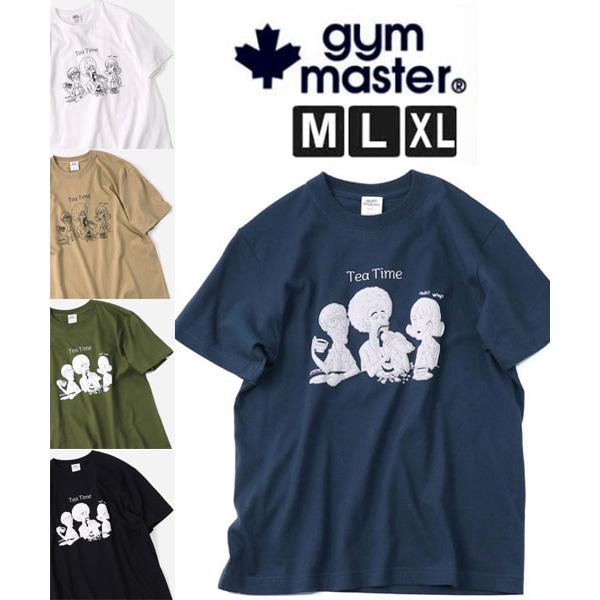 gym master ジムマスター Tシャツ メンズ 半袖 5.6oz Tea Time TEE G...