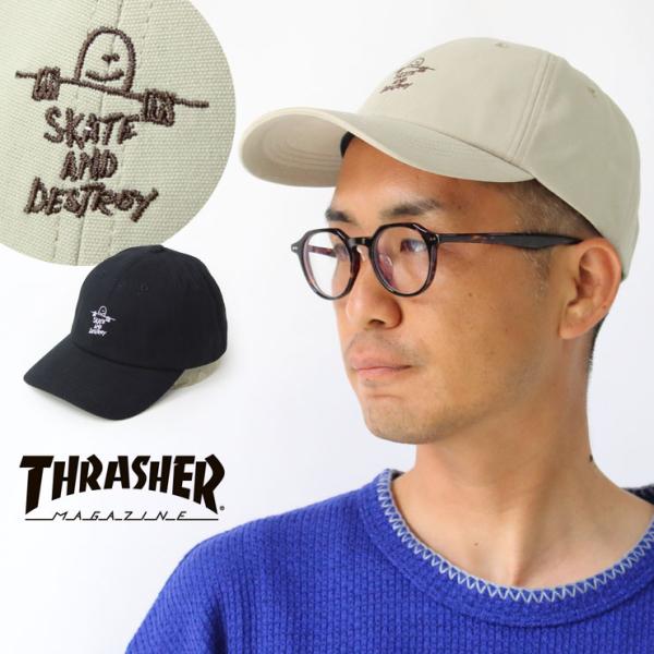 キャップ 帽子 メンズ レディース ブランド スラッシャー THRASHER GONZ SAD キャ...