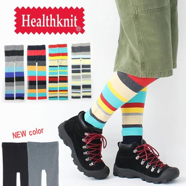ヘルスニット レギンス Healthknit 総柄レギンス レディース