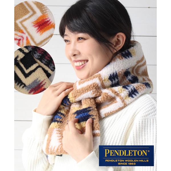 マフラー ペンドルトン PENDLETON ボアマフラー PDT-000-243029 メンズ レデ...
