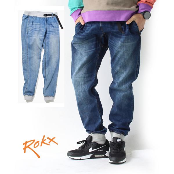 ROKX ロックス MG DENIM WOOD PANT MG デニムウッドパンツ メンズ アウトド...