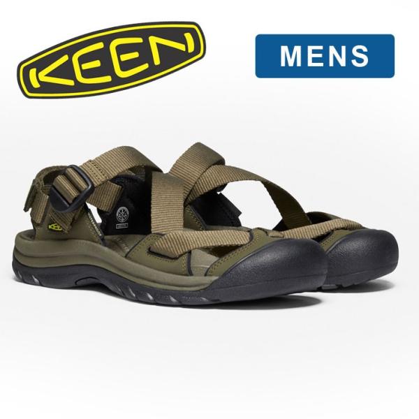 キーン メンズ サンダル ゼラポートツー KEEN ZERRAPORT 2 SANDAL ダークオリ...