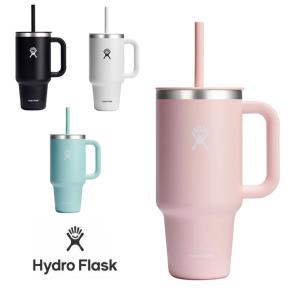 ハイドロフラスク HydroFlask 32 oz All Around Travel Tumbler 32ozオールアラウンドトラベルタンブラー890171 保温 保冷  水筒 ストロー付き｜protocol