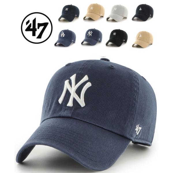 47 CLEAN UP フォーティーセブン クリーンナップ ニューヨーク・ヤンキース ネイビー × ...