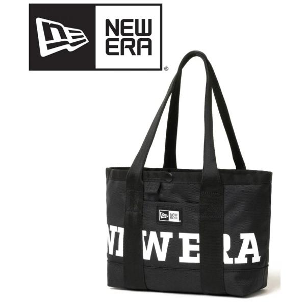 爆買 / NEW ERA ニューエラ トートバッグミニ 6L ワードマークロゴ ブラック × ホワイ...