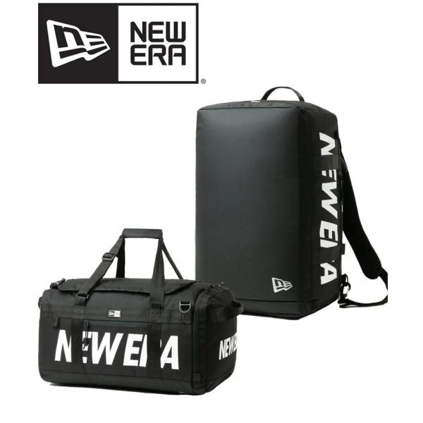 NEW ERA ニューエラ クラブ ダッフルバッグ 50L 2ウェイ プリントロゴ ブラック 145...