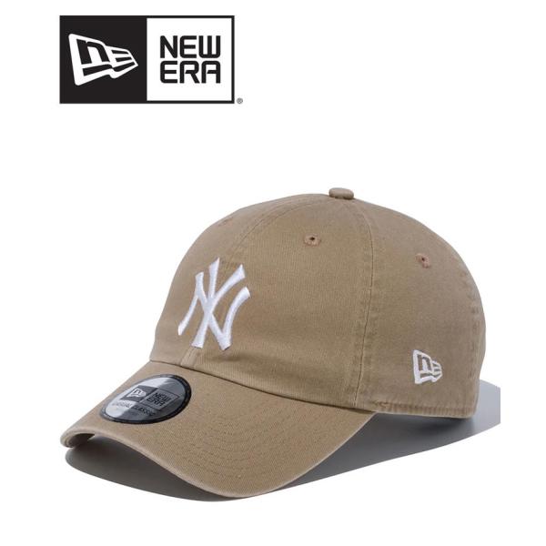 ニューエラ NEW ERA 帽子 カジュアルクラシック ニューヨーク・ヤンキース カーキ × ホワイ...