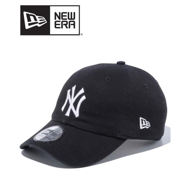 ニューエラ NEW ERA 帽子 カジュアルクラシック ニューヨーク・ヤンキース ブラック × ホワ...