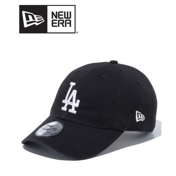 ニューエラ NEW ERA 帽子 カジュアルクラシック ロサンゼルス・ドジャース ブラック × ホワ...