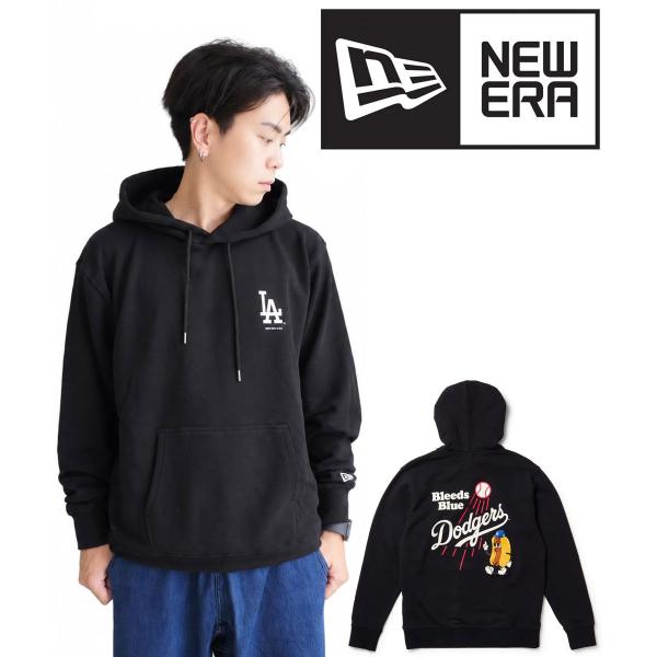 NEW ERA ニューエラ スウェット プルオーバー フーディー ロサンゼルス・ドジャース Blee...