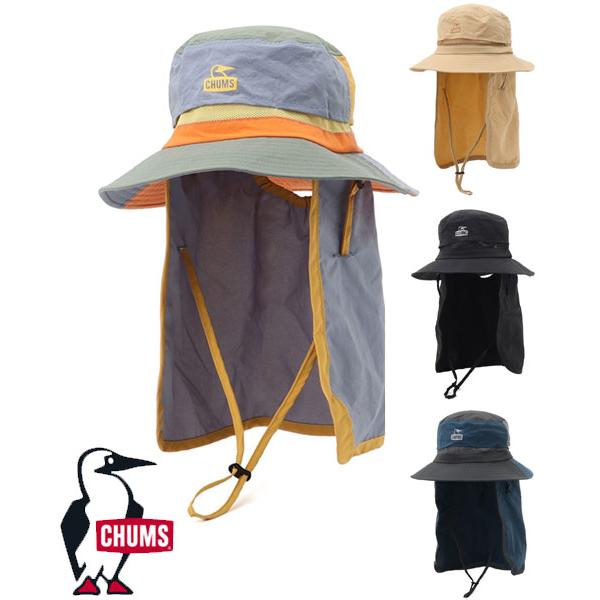 CHUMS チャムス サンシェードハット CH05-1471 帽子 UVカット 日よけ 首ガード 撥...