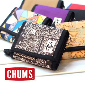 チャムス 財布 二つ折り 子供 CHUMS リサイクルマルチウォレット 財布 ウォレット  CH60-3141 鍵 財布 定期 2022