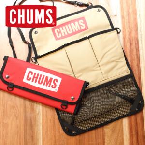 CHUMS チャムス ロゴ ウォールポケット CH60-3306  / バッグ 収納 オーガナイザー カトラリーケース 調理器具 入れ物 アウトドア キャンプ｜protocol