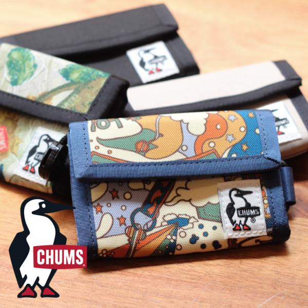 CHUMS チャムス 財布 二つ折り 子供 CHUMS リサイクルコンパクトウォレット 財布 ウォレ...