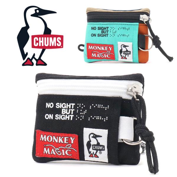 CHUMS チャムス 財布 コインケース パスケース 定期入れ 23モンキーマジックキーコインケース...