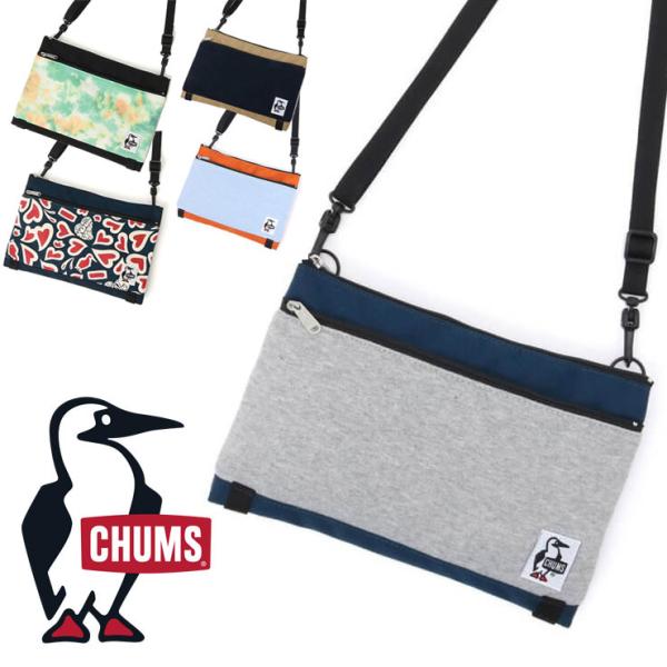 CHUMS チャムス ショルダーバッグ CHUMS ツーネックドショルダースウェットナイロン CH6...