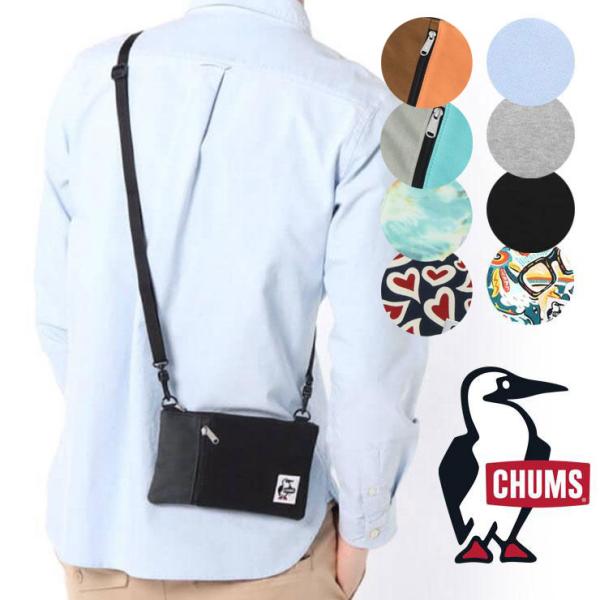 CHUMS チャムス スマートフォンショルダースウェットナイロン ショルダーバッグCH60-3611