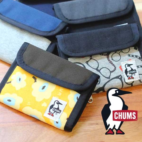 CHUMS チャムス Trifold Wallet Sweat Nylon トリフォルドウォレットス...