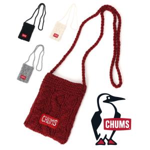 ショルダーバッグ ミニ チャムス バッグ CHUMS ネパールニットミニショルダー CH60-3844 ニット 斜め掛け かわいい レディース 軽い / 返品・交換不可｜protocol