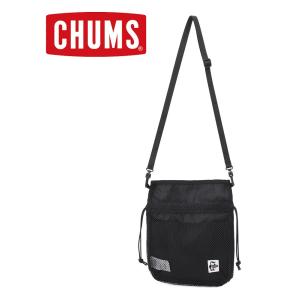 CHUMS チャムス MESH MINI BAG ショルダー バッグ メンズ レディース CH60-3931 Black(K001)｜protocol