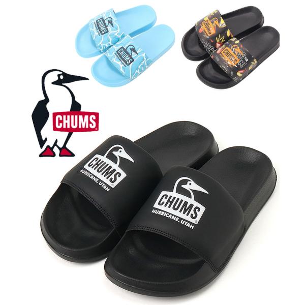 CHUMS チャムス サンダル メンズ レディース 夏 スライドサンダル 軽量 ブービー おしゃれ ...