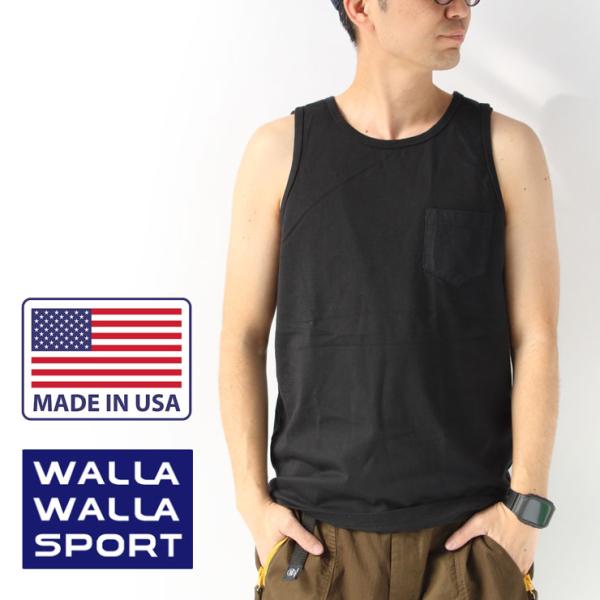 WALLA WALLA SPORT ワラワラスポーツ POCKET TANK TOP ポケット タン...