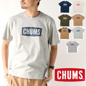 CHUMS チャムス Tシャツ メンズ チャムスロゴTシャツ CH01-1833 キャンプ CHUMS Logo T-Shirt
