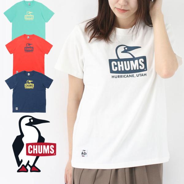 CHUMS チャムス tシャツ レディース 大きいサイズ CHUMS ブービーフェイスTシャツ CH...