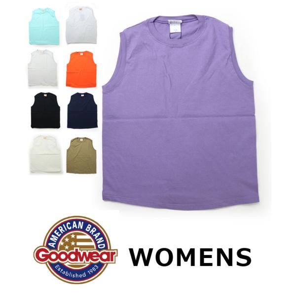 GOODWEAR グッドウェア SLEEVELESS TOP スリーブレストップ レディース 夏 春...
