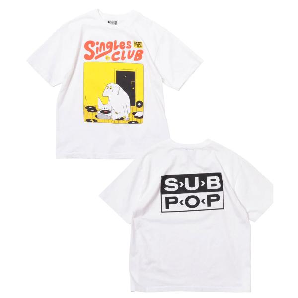 SUB POP サブポップ S/S PRINT TEE "SINGLES CLUB Vol.8" メ...