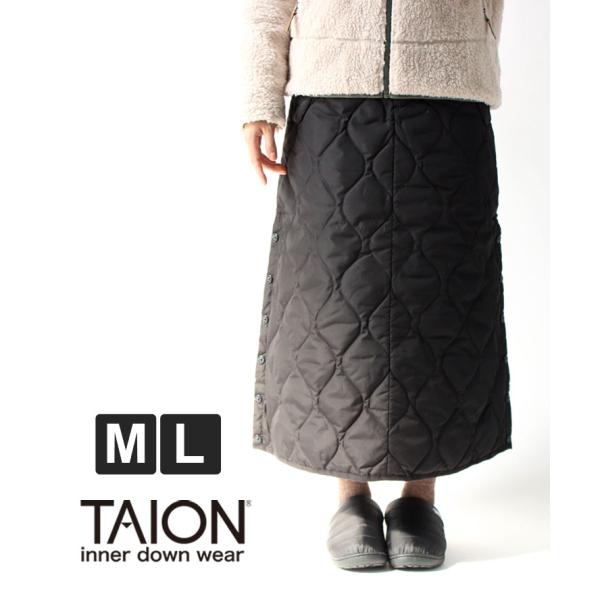 タイオン TAION ミリタリー スナップボタン ダウン スカート TAION-W150SKBML