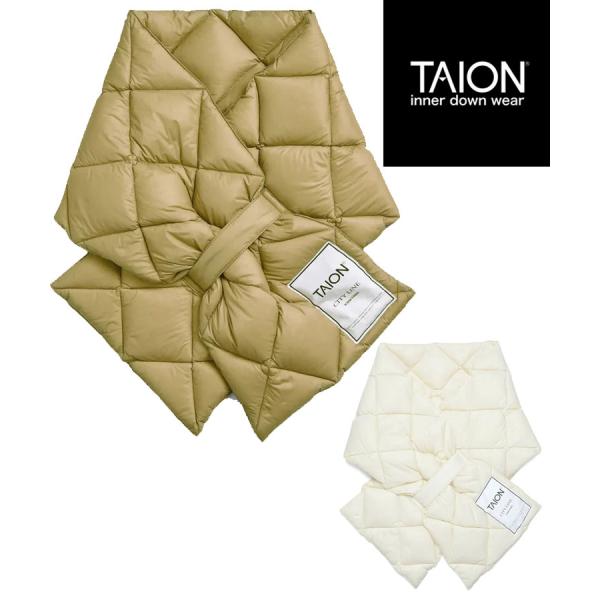 TAION タイオン インナーダウン シティ ダウンマフラー メンズ レディース TAION-201...