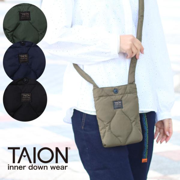タイオン TAION ミリタリー クロスボディ ダウン バッグS MILITARY CROSS BO...