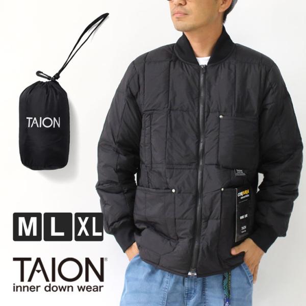 タイオン TAION ワーク リブネック ダウンジャケット TAION-108WZWK