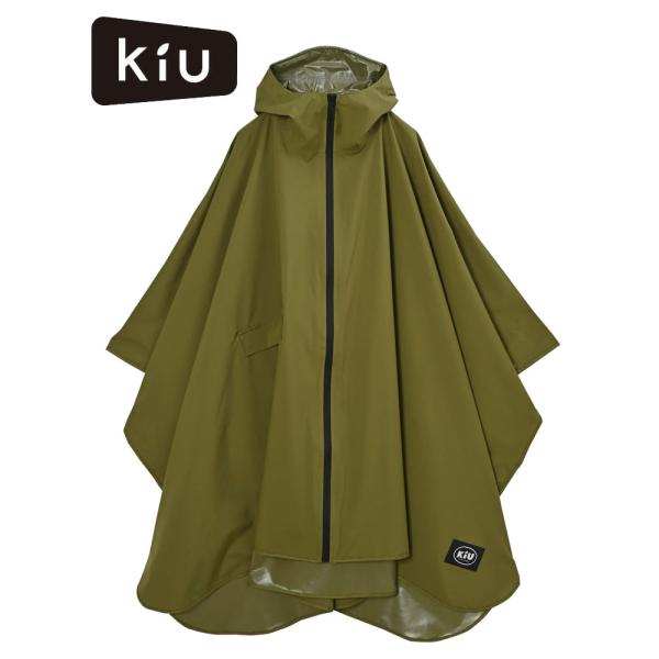 KiU キウ 2ND RAIN PONCHO 2nd キウレインポンチョ K405 はっ水 防水 リ...