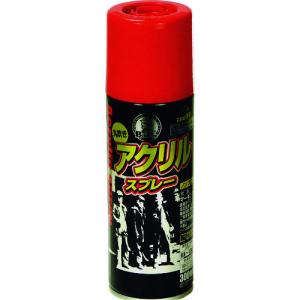アサヒペン BIGPRO アクリルスプレー 300ML 赤