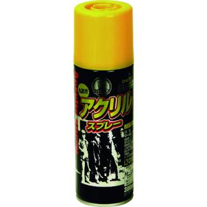 アサヒペン BIGPRO アクリルスプレー 300ML 黄色