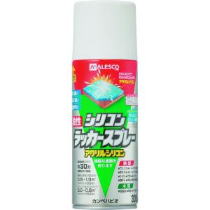 カンペハピオ KANSAI 油性シリコンラッカースプレー ホワイト 300ML