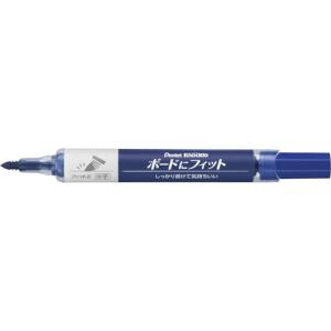 ぺんてる ペンテル ノックル ソフト丸 細中字 青