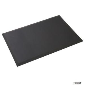 日本緑十字 緑十字 疲労軽減マット AFM-6090BK 黒 600×900