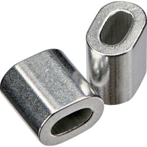 TRUSCO ワイヤロープ用ステンレススリーブ2.0パイ用