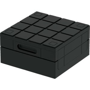 三甲 サンコー 折りたたみコンテナー 561230 ディスプレイオリコン3030-H15 ブラック