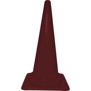トラスコ中山 TRUSCO 安全コーン 幅380mmX高さ700mm ブラウン