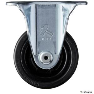 ハンマーキャスター ハンマー 固定式ゴム車輪 65mm
