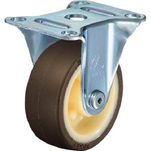 ハンマーキャスター ハンマー 固定式ウレタン車輪75mm