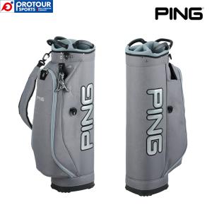 【在庫限り】PING CADDIE BAG CB-P2302 ONE POCKET SUSTAINABLE / ピン キャディバッグ CB-P2302 ワンポケット サステナブル グレー 36901-01｜プロツアースポーツ ヤフー店